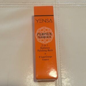 YENSA Pumpkin Turmeric 2-in-1 Radiance Polishing Mask - Orange
